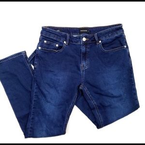 Frank & Oak Men's Blue Jeans 33x32 Dylan Slim